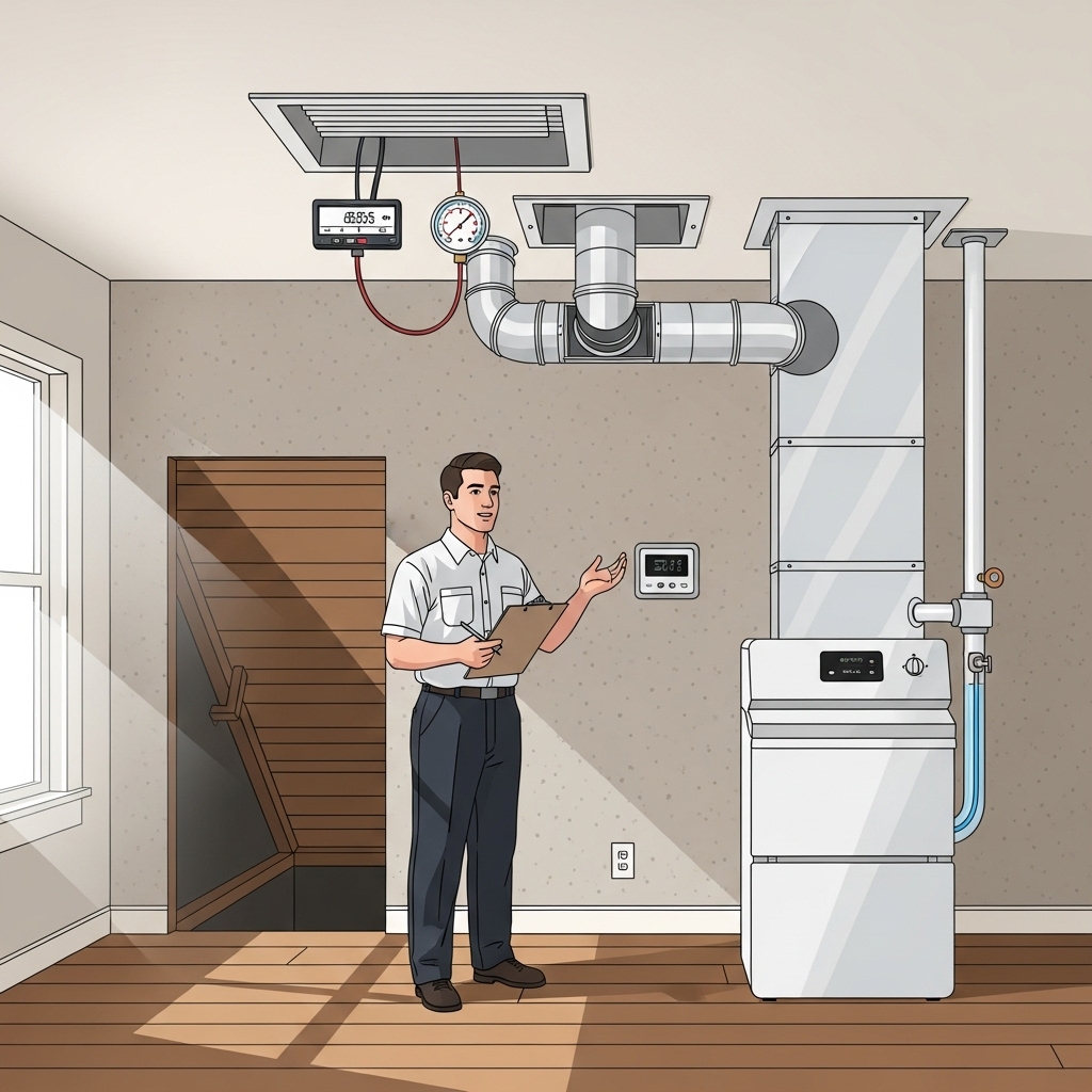 Air Conditioning Repair Inspection Checklist Skokie Illinois - Airflow ...